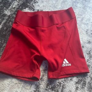 Red Adidas spandex